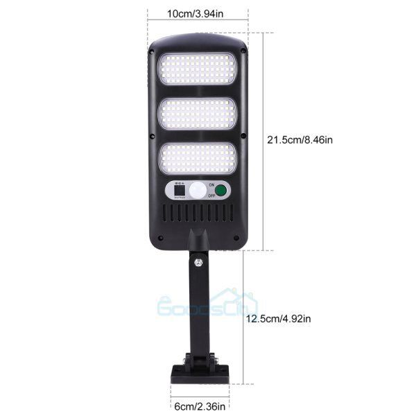 ny 990000LM Lampara Solar Luces De Calle LED Con Sensor 3 Modos Para Patio Jardin