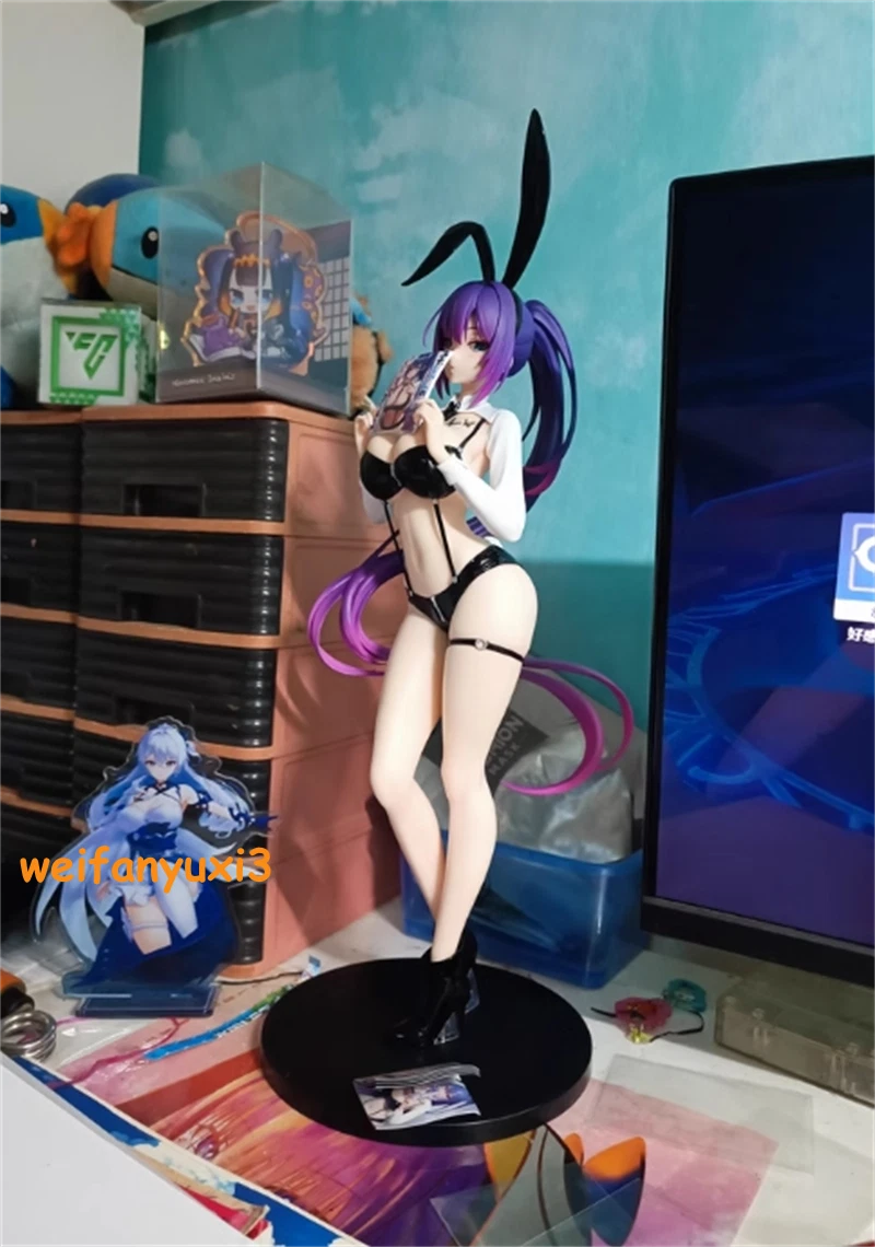 Official BearPanda illustration By Biya Yuna Bunny 1/4 PVC Figure Model Doll Toy 07FC0E-D4 - KOEEK