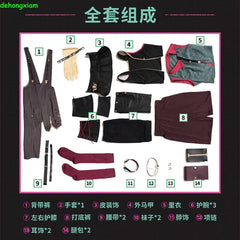 League Of Legends Arcane 2 Jinx Vest Pants Overalls Cosplay Costume Women Suit 07FC0E-D4 - KOEEK