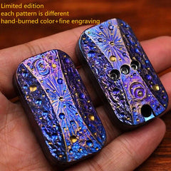 Titanium Alloy Star Sky Mechanical Structure Fidget Haptic Slider ADHD Tool Gift 07FC0E-D4 - KOEEK