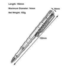 Hot Practical Stainless Steel Ball Pen Signature Tactical Pens G2 Refills EDC 07FC0E-D4 - KOEEK