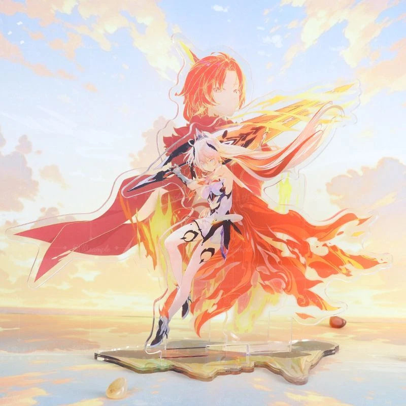 Anime Honkai Impact 3 Kiana Large Acrylic Desktop Stand Figure Collection Decor 07FC0E-D4 - KOEEK