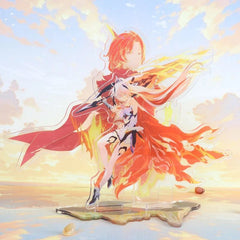 Anime Honkai Impact 3 Kiana Large Acrylic Desktop Stand Figure Collection Decor 07FC0E-D4 - KOEEK