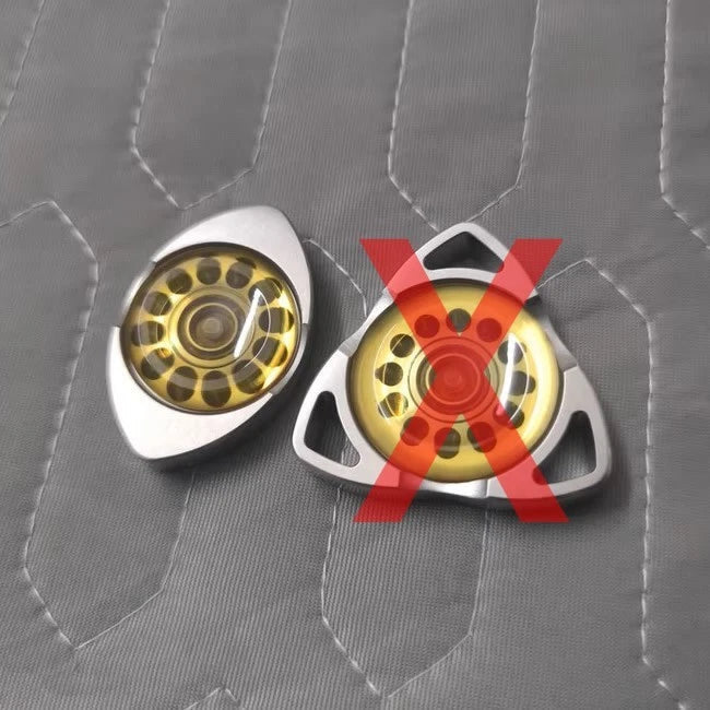 Haptic Toy Finger Toy Fidget Spinner Pocket EDC Toy Stainless Steel Toys PEI Cap 07FC0E-D4 - KOEEK