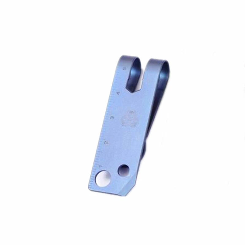 Hot MG Titanium TC4 Multi EDC Money Card Holder Keychain Screwdriver WrenchRuler MG - KOEEK