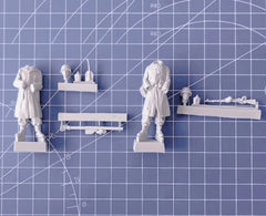 1/35 Resin Model Kit US Soldiers Anti-tank Team 2 Figures Unassembled Unpainted 07FC0E-D4 - KOEEK
