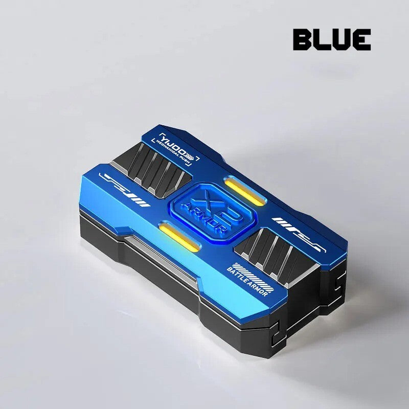 EDC Cyber Mecha Mechanical Structure Haptic Slider Fidget Toys Adult ADHD Tool 07FC0E-D4 - KOEEK