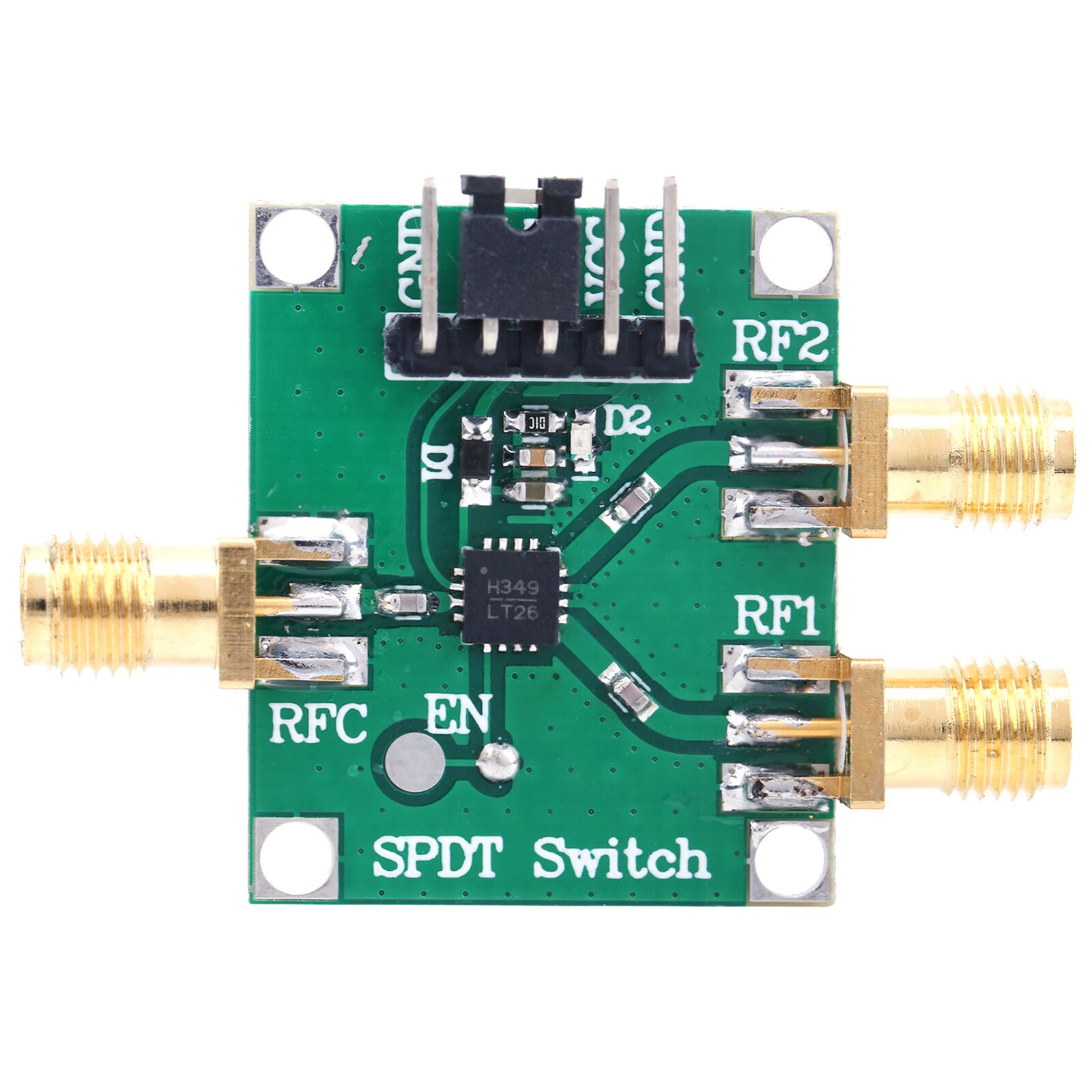 new 3V‑5V RF Switch Module Single-Pole 2 Throw Board 50Ohms Impedance SMA Interface koeek - KOEEK