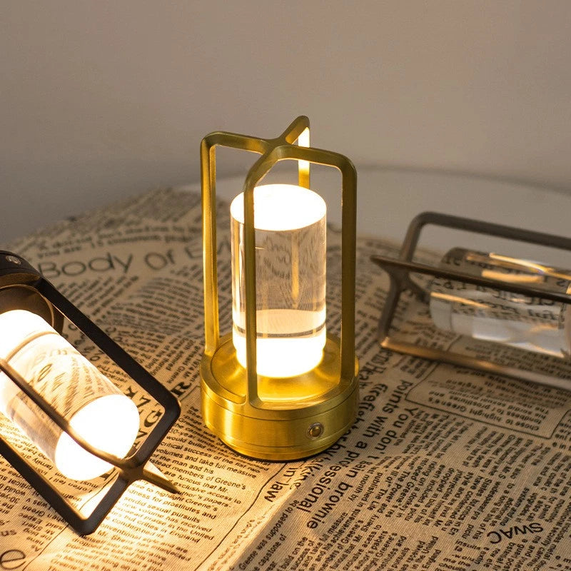 Rechargeable Led Touch Night Table Lamp Aluminium Design for Home Decoration 07FC0E-D4 - KOEEK