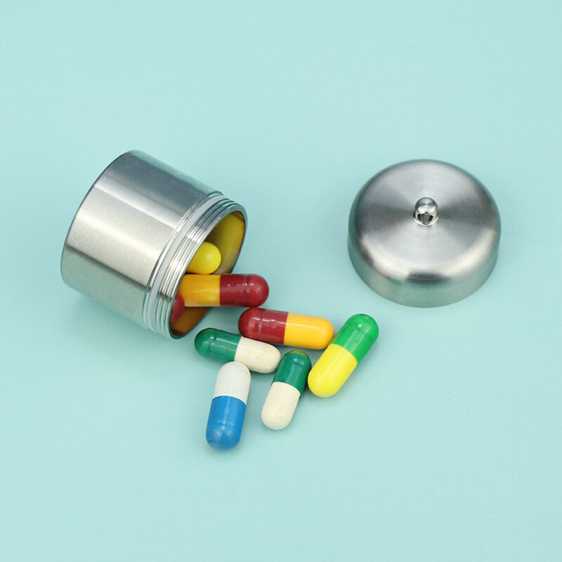 Titanium Multi Tools Waterproof Portable Medicine Bottle Key Pendant Box EDC Kit 07FC0E-D4 - KOEEK