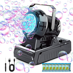 new Bubble Machine – 10-Hole Automatic Blower, 20000+ Bubbles Per Minute,... 07FC0E-D4 - KOEEK