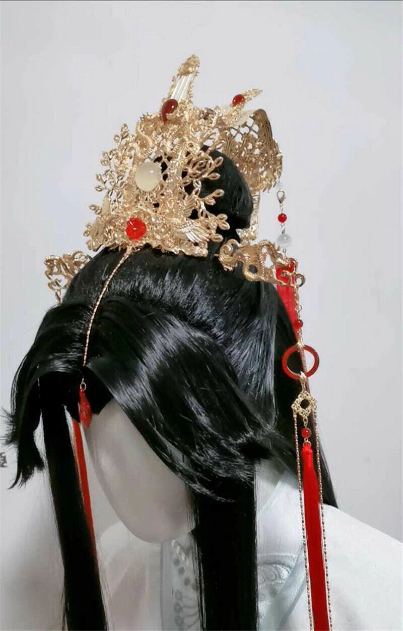 Tian Guan Ci Fu Xie Lian Cosplay Hair Accessories Headdress Hair Crown Stock 07FC0E-D4 - KOEEK