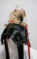 Tian Guan Ci Fu Xie Lian Cosplay Hair Accessories Headdress Hair Crown Stock 07FC0E-D4 - KOEEK