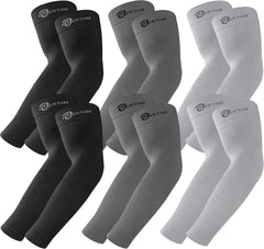 new BHYTAKI UV Sun Protection ONE SIZE FITS ALL, 2 Black+2 Dark Gray+2 Light Gray BHYTAKI - KOEEK