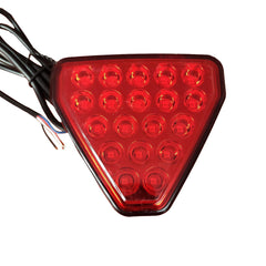 new 12V Flashing Blink Brake Tail Light LED Safety Warning Triangle 3rd Strobe Red koeek - KOEEK