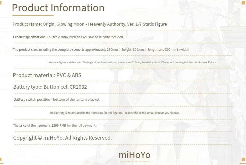 Mihoyo Genshin Impact Ningguang Orchid's Evening Gown Ver. 1/7 Static Figure MIHOYO - KOEEK