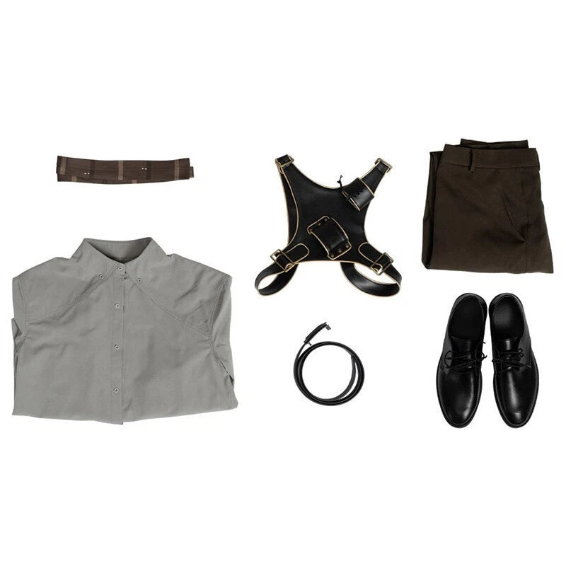 Loki Season 2 Cosplay Costume Shirt Pants Belt Straps Shoes Lot Set Halloween 07FC0E-D4 - KOEEK