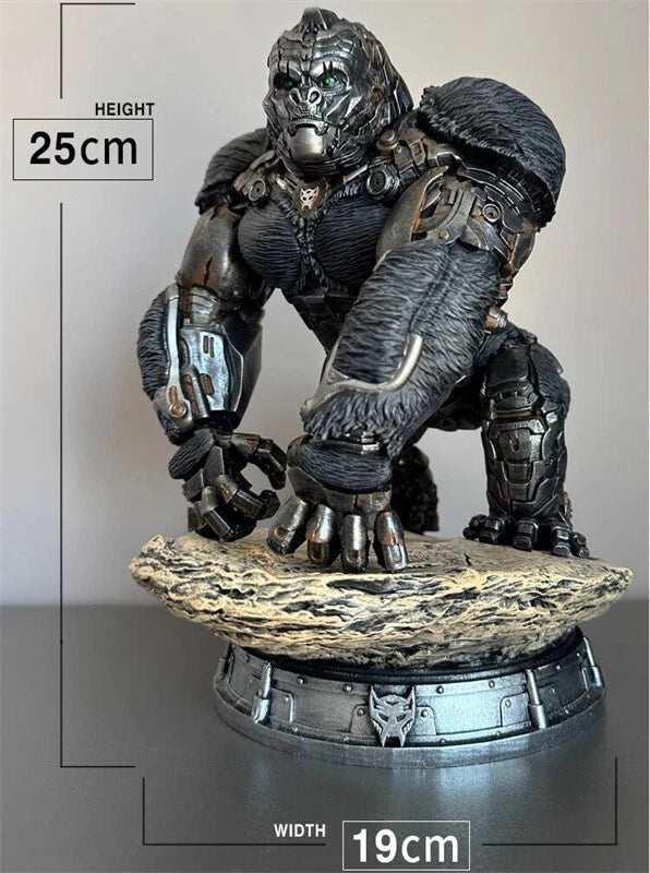 Optimus Primal Battle Version Statue With Two Heads Marvel Painted Model Stock 07FC0E-D4 - KOEEK