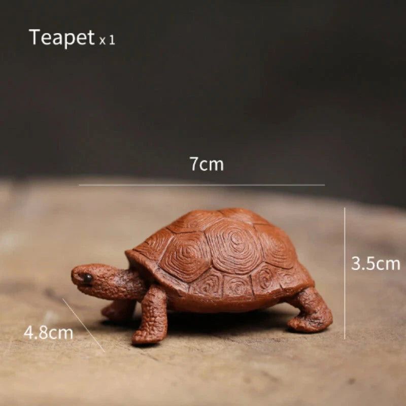 Purple Clay Tea Accessories Turtle Tea Pet Home Decor 07FC0E-D4 - KOEEK