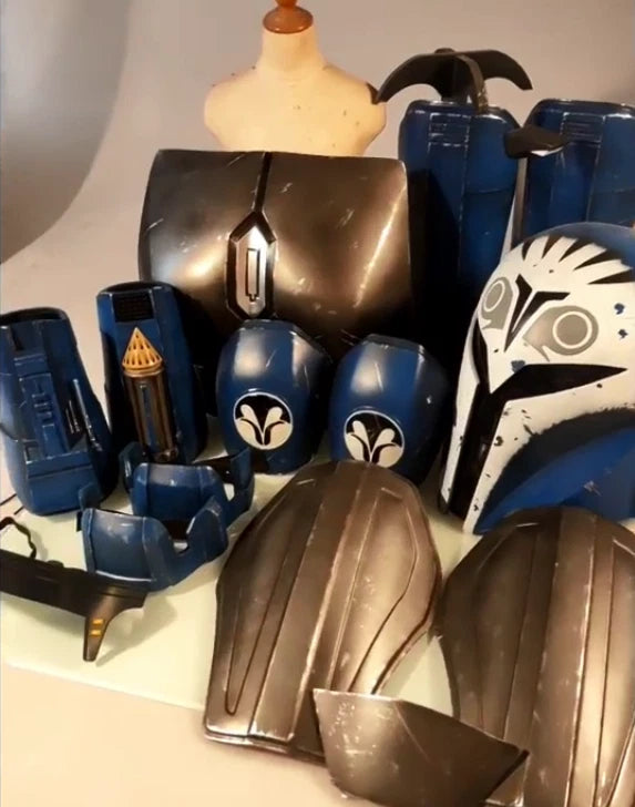 Star Wars Mandalorian Bo Katan Kryze Cosplay Full Body Armor Set&FRP Helmet Prop 07FC0E-D4 - KOEEK