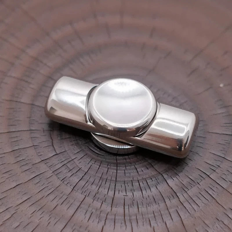 EDC Stainless Steel Brushed Craft Fidget Spinner Fashion Hand Spinner 07FC0E-D4 - KOEEK