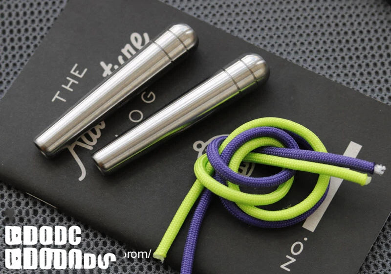 Titanium Begleri Fidget Toy Finger Skill Exercise Paracord Stress Worry Bead Toy 07FC0E-D4 - KOEEK