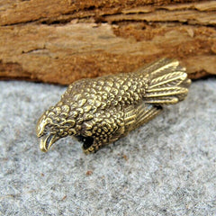Brass Eagle Lanyard Bead Knife Paracord Beads Zipper Pull Beads Bracelet Beads 07FC0E-D4 - KOEEK