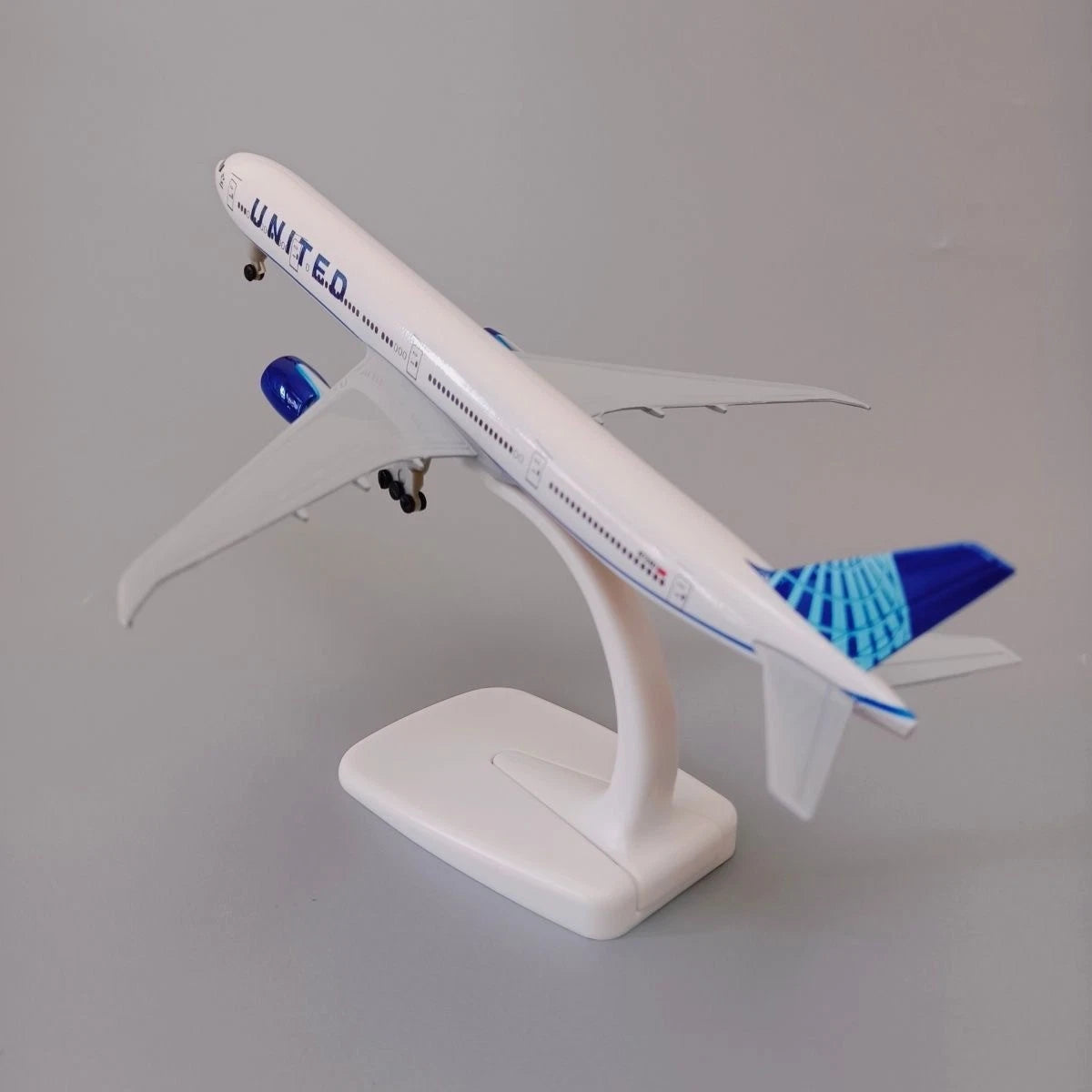 19cm United Airlines Boeing 777 Diecast Metal Aircraft Model  Display 07FC0E-D4 - KOEEK
