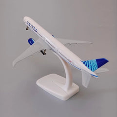 19cm United Airlines Boeing 777 Diecast Metal Aircraft Model  Display 07FC0E-D4 - KOEEK
