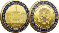 new Donald Trump 45th & 47th Presidential Inauguration Challenge Coin -... 07FC0E-D4 - KOEEK