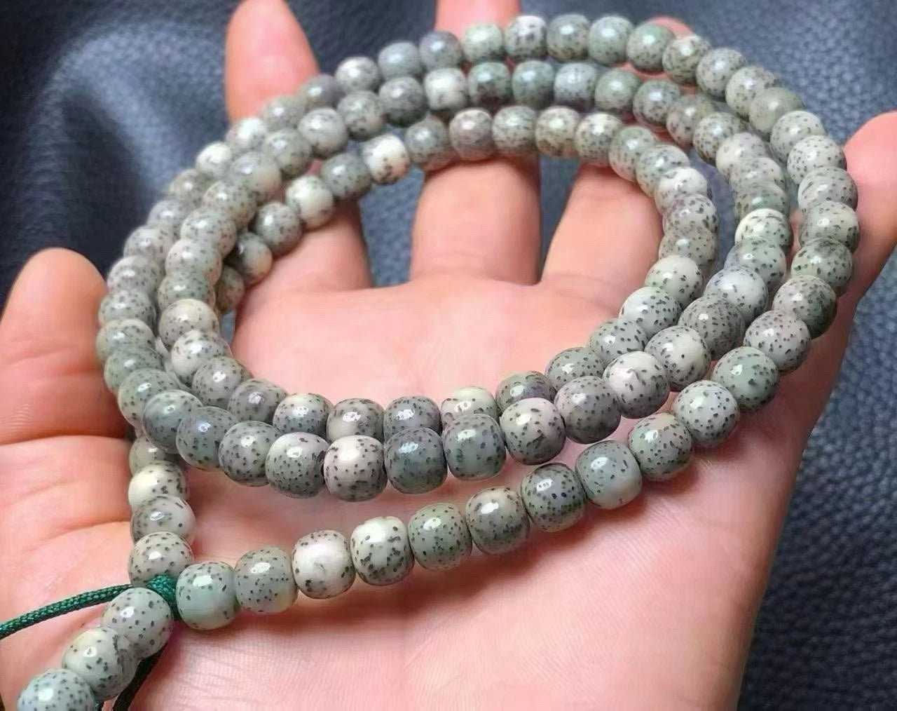 108 Beads Mala Necklace 8×9mm Star & Moon Bodhi Prayer  ecology HaiNan 07FC0E-D4 - KOEEK