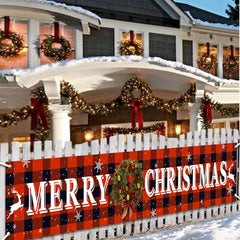 new Merry Christmas Banner Eve Signs Huge Decorations Multicolor 07FC0E-D4 - KOEEK