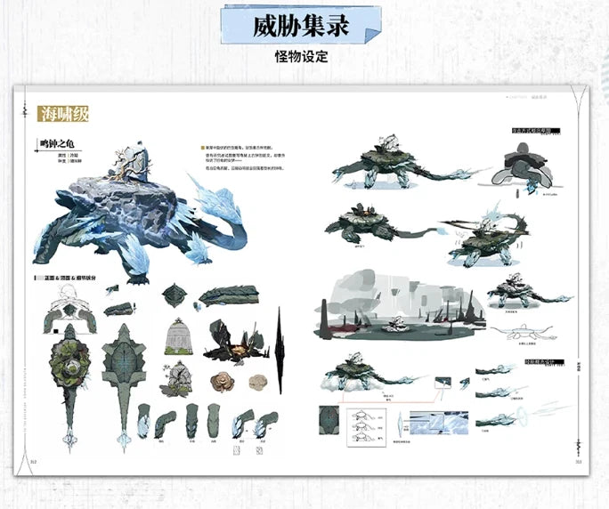 Wuthering Waves Vol.01 Official Art Collection Book + Extras Chinese Version WUTHERING_WAVES - KOEEK