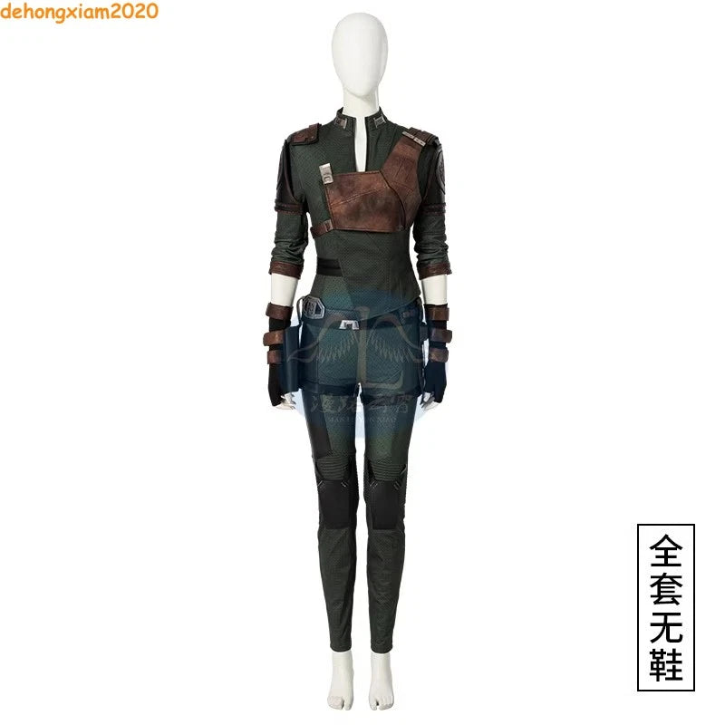 Guardians of the Galaxy Vol.3 Gamora Cosplay Costume Vest Bodysuit Shoes Outfits 07FC0E-D4 - KOEEK