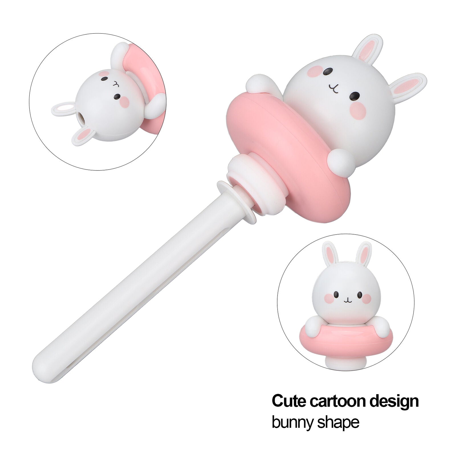 new Humidifier Spray Timing Function Pink Bunny Dry Burning Mist Humidifier HGF koeek - KOEEK