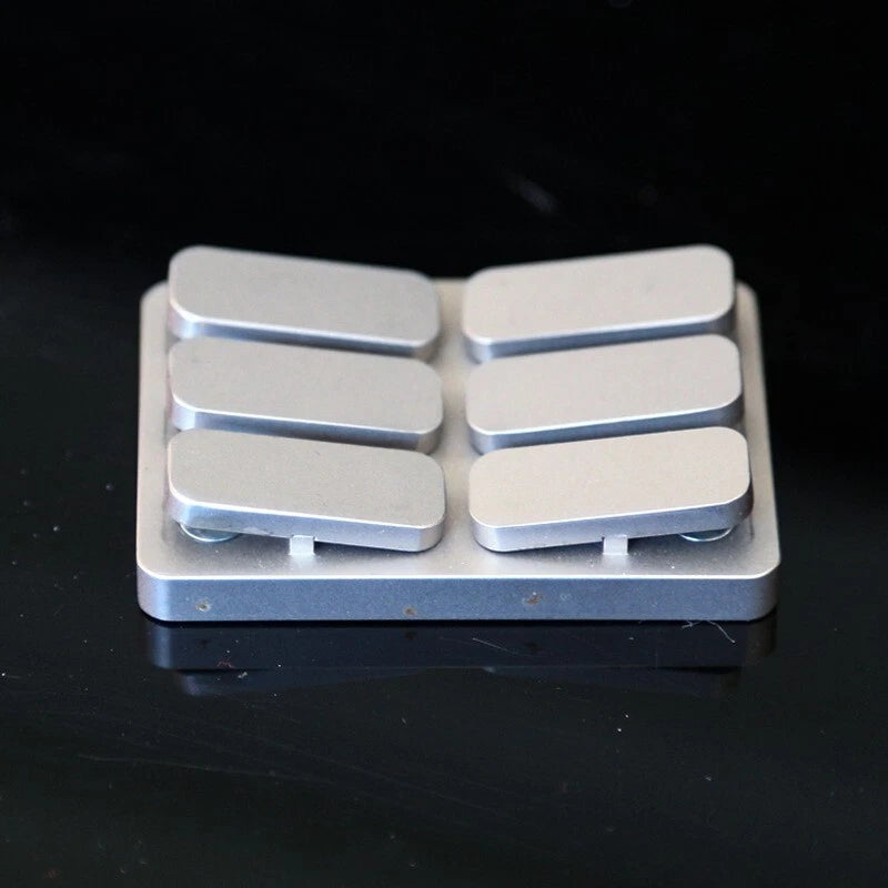 6 Keys 9 Keys Piano Key Fidget Toy Creative Stainless Steel Seesaw Fidget Slider 07FC0E-D4 - KOEEK
