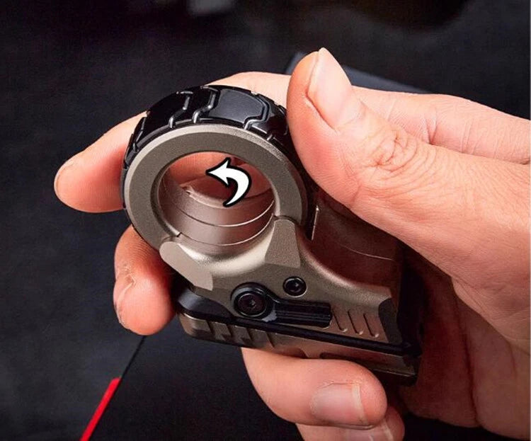 EDC Fidget Spinner Hand Spinner ADHD Tool Alloy Zoom Ratchet Wheel Fidget Ring 07FC0E-D4 - KOEEK
