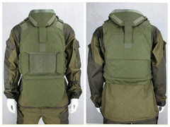 Tactical Vest Complete Plate Carrier Outdoor Protective Vest Equipment Army Fan 07FC0E-D4 - KOEEK