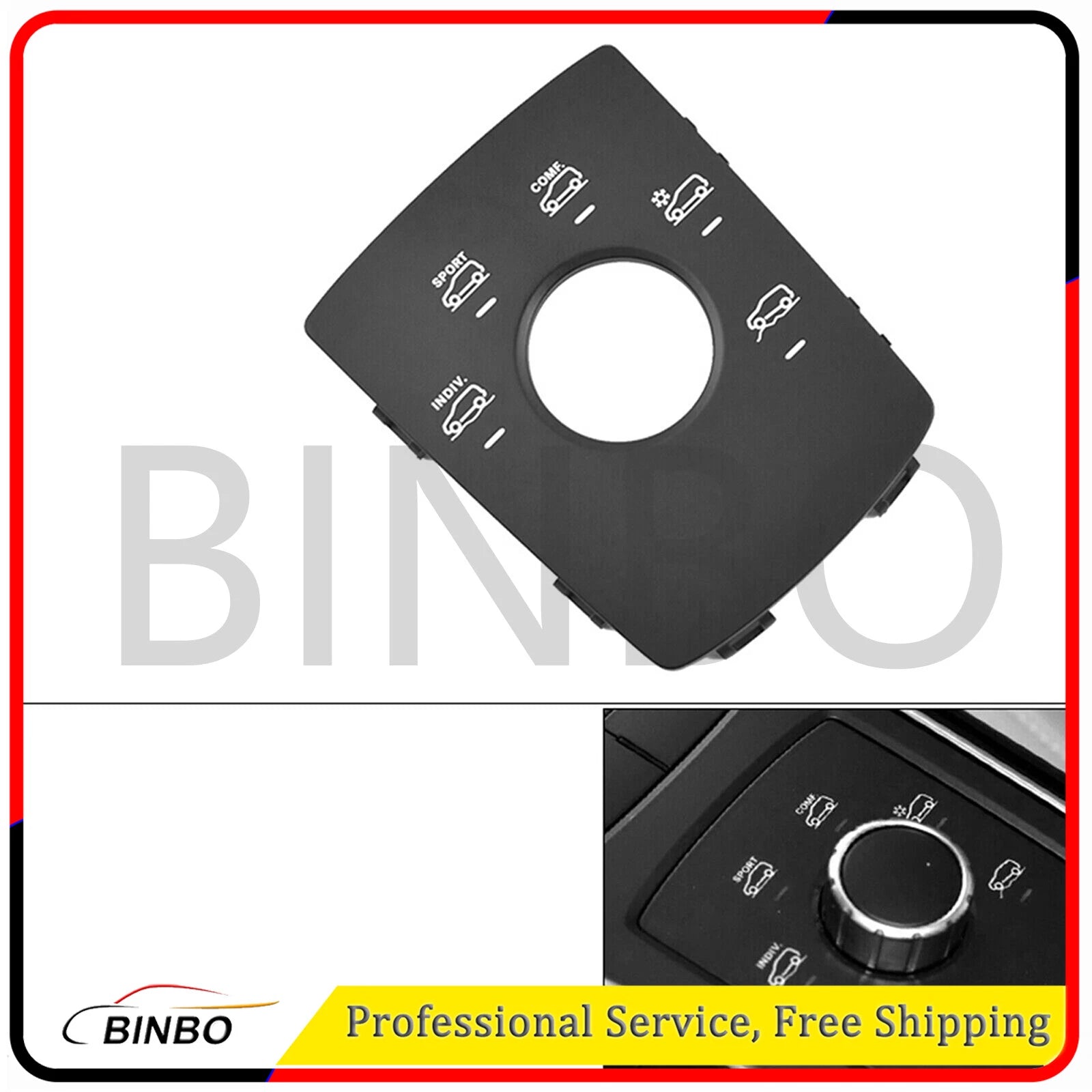 Interior Multimedia Switch Button Panel For Mercedes-Benz ML GL W166 2012-2015 07FC0E-D4 - KOEEK