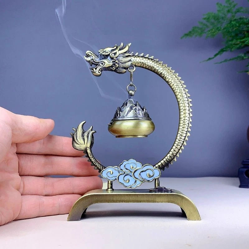 Chinese Style Hanging Incense Burner Home Indoor Aromatherapy Censer Decor 07FC0E-D4 - KOEEK