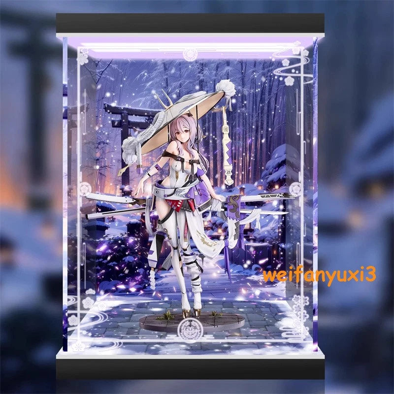 Display Case 2 Lights Fit GSC Goddess of Victory: Nikke Scarlet 1/7 Figure 07FC0E-D4 - KOEEK