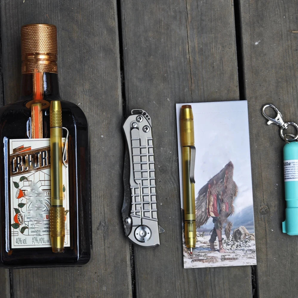 EDC Ultem Imported PEI Pen With Collection Writing Portable Outdoor EDC Pen Gift 07FC0E-D4 - KOEEK