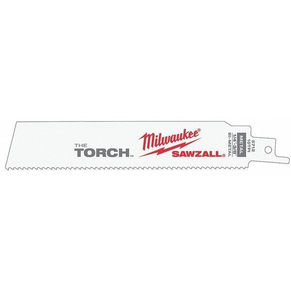 new Milwaukee Tool 48-00-8784 6" 18 Tpi The Torch Sawzall Blades (25 Pk) Milwaukee - KOEEK