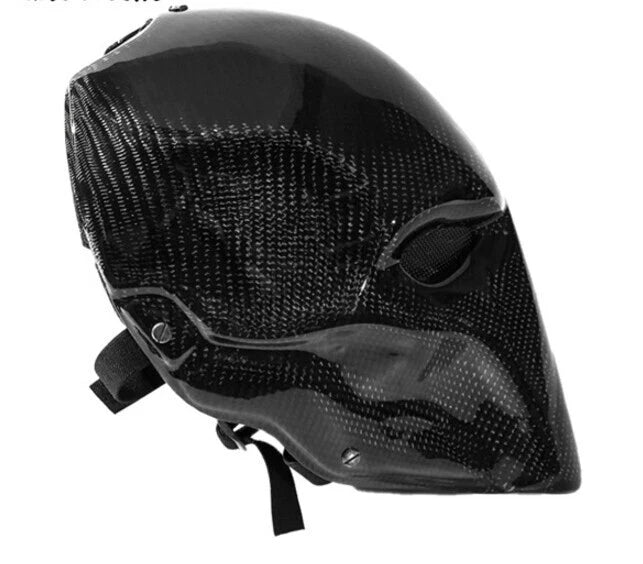 Carbon Fiber Deathstroke Terminator Arrow Mask Cosplay Props Mask Helmet Gift 07FC0E-D4 - KOEEK