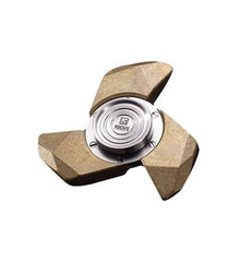 FEGVE Diy Fidget Hand Spinner Triangle Matte Brass/Copper Finger Toy EDC 07FC0E-D4 - KOEEK