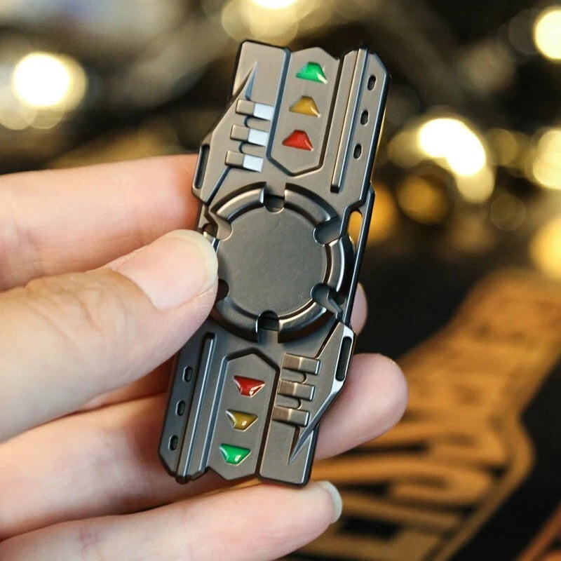 Modern Metallic EDC Fidget Spinner Luminous Cool Fidget Toy Fun Hand Spinner 07FC0E-D4 - KOEEK