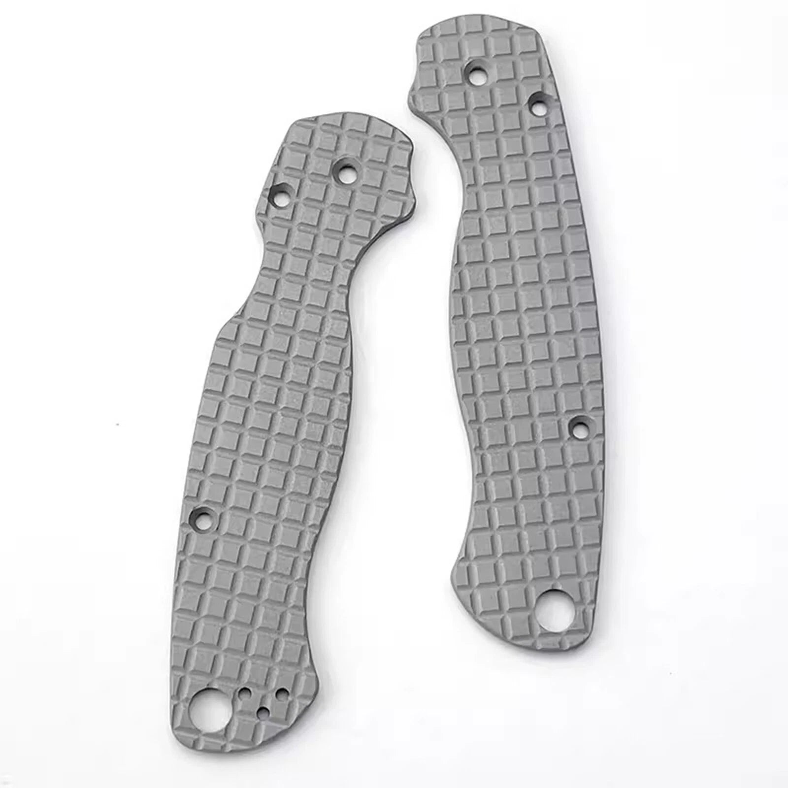 Aluminum Alloy Radial Stria Scales for Spyderco C81 Paramilitary 2 C81 Para2 PM2 07FC0E-D4 - KOEEK