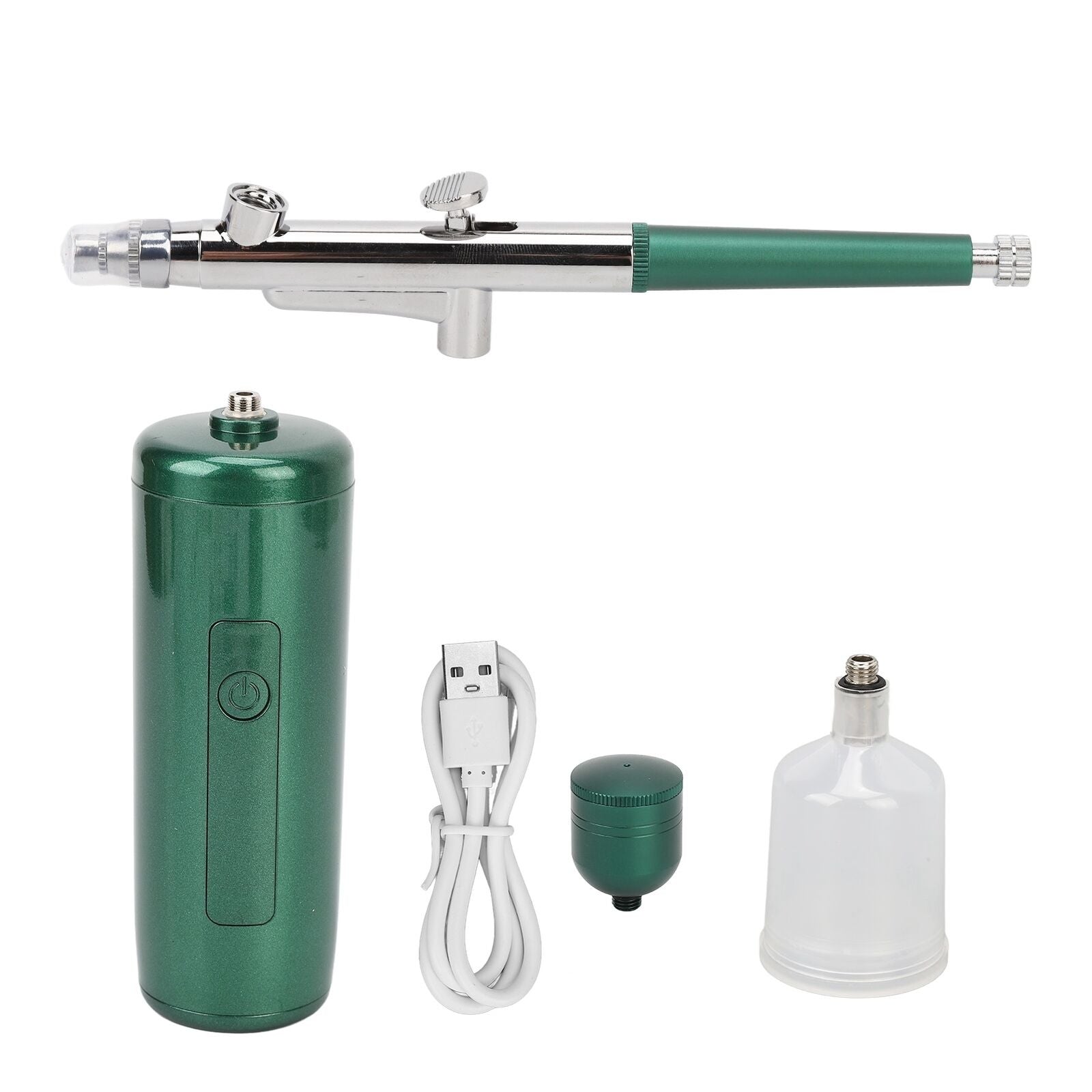 new Spray Airbrush Green Cordless Pressure Nano Hydrating Care Oxygen Injection HGF koeek - KOEEK