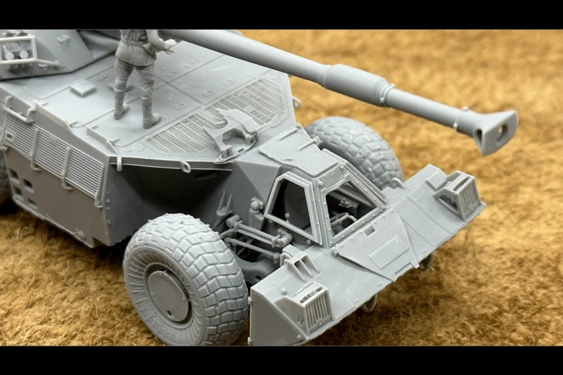 3D printed 1/72 South Africa"G-6 155mm howitzer"kit model#include a Tank soldier 07FC0E-D4 - KOEEK