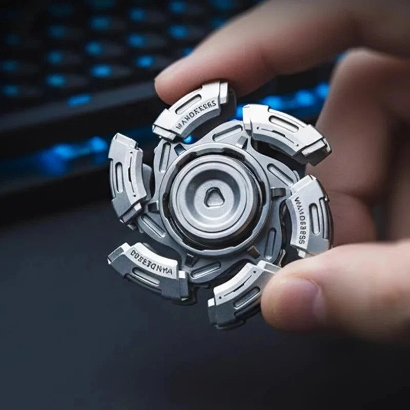Wanderer EDC Metal Fidget Spinner Armor-Opening Decompression Toy 07FC0E-D4 - KOEEK